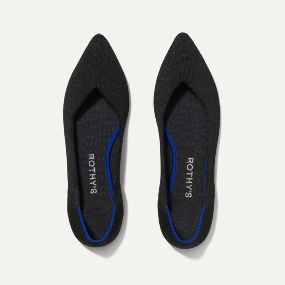 Rothy’s Classic The Point Flats BLACK